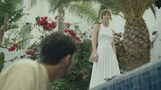 Behind the Palm Trees