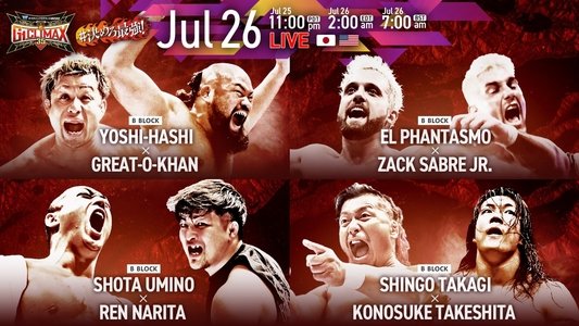 NJPW G1 Climax 35: Day 6