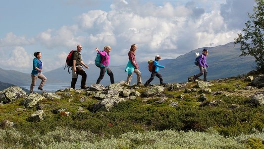 Karsten og Petra ut på tur