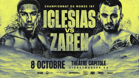 Osleys Iglesias vs. Oliver Zaren