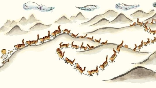Tigres à la queue leu leu