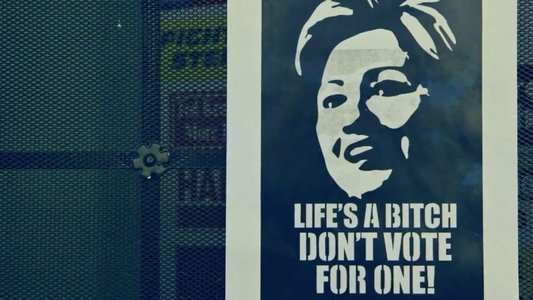 I Hillary og Donalds bakgård