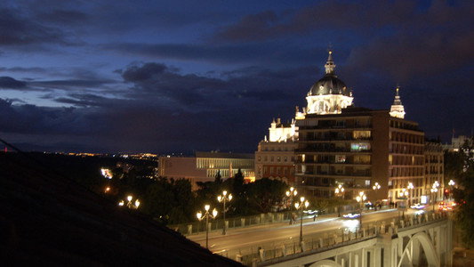 Madrid al anochecer