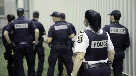 Police en service