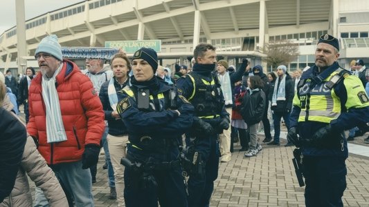 Tunna blå linjen