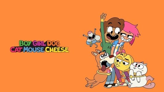 Boy Girl Dog Cat Mouse Cheese