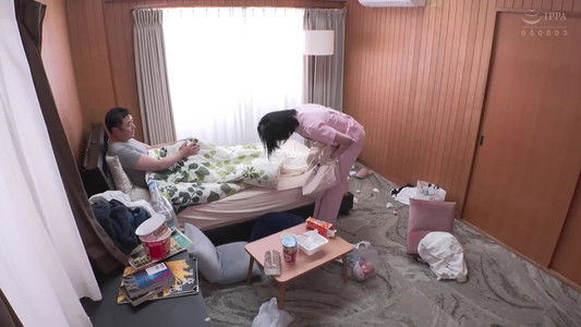 介護に来てくれた美人ヘルパーがまさかの昔面倒を見た教え子！？丹念にカラダを拭かれて思わず勃起してしまったチ〇ポを見て昔のお返しにと丁寧な全身リップ＆フェラで奉仕をしてくれるミラクルに有り得ないほど射精してしまった！！！