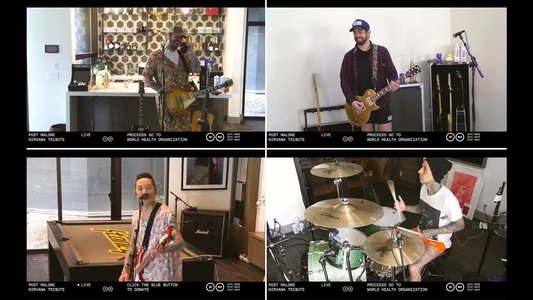 Post Malone Nirvana Tribute Livestream