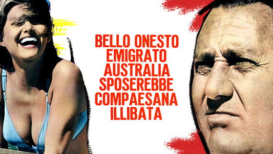 Bello, onesto, emigrato Australia sposerebbe compaesana illibata