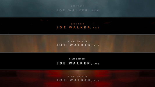 A Life in Frames — Joe Walker