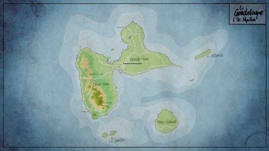 Guadeloupe, l’île Papillon
