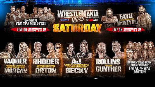 WWE WrestleMania 42 – Saturday