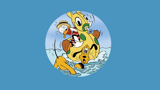 Mickey, Donald, Pluto et Dingo en vacances