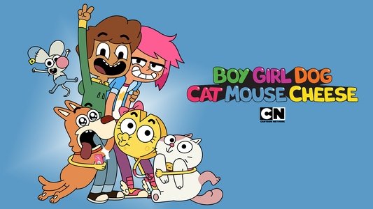 Boy Girl Dog Cat Mouse Cheese