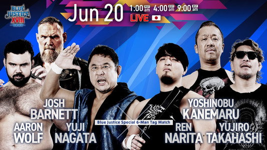 NJPW Yuji Nagata Produce Blue Justice XVIII