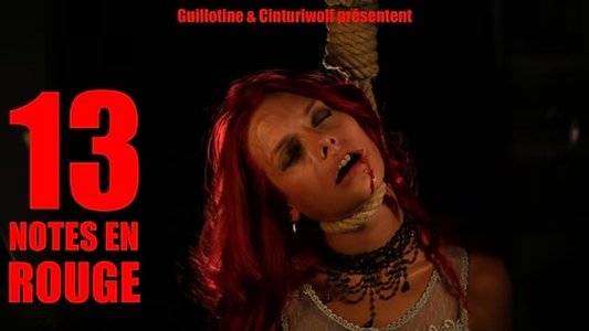 13 notes en rouge
