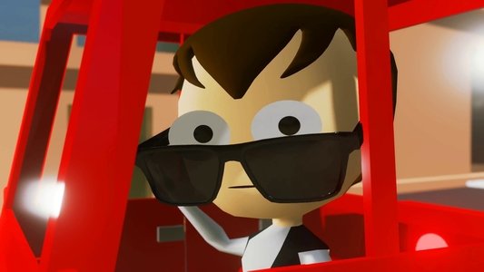 Baby Driver Cartoon - Bellbottoms
