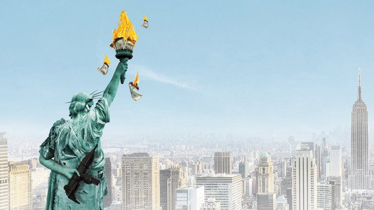La chute de l'empire américain