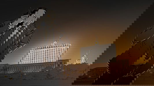 1996, hold-up à Moscou