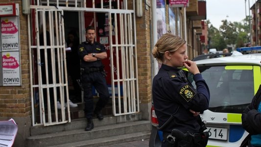 Tunna blå linjen