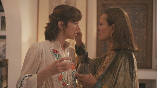 Behind the Palm Trees