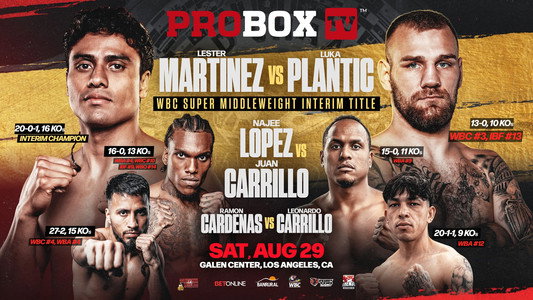 Lester Martinez vs. Luka Plantic