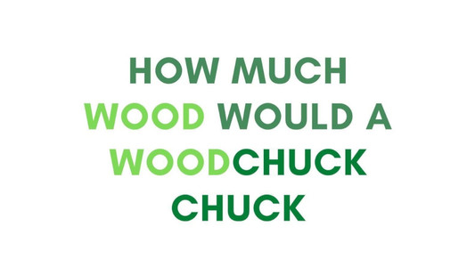 How Much Wood Would a Woodchuck Chuck: Beobachtungen zu einer neuen Sprache