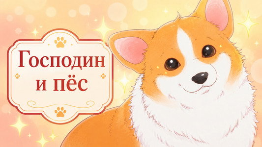 殿と犬