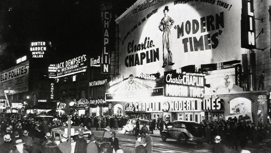 Chaplin et Les temps modernes, La voie du silence