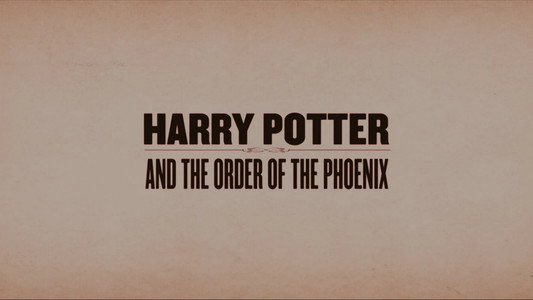 Harry Potter and the Order of the Phoenix