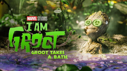 Groot Takes a Bath