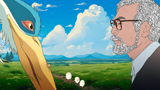 Hayao Miyazaki and the Heron