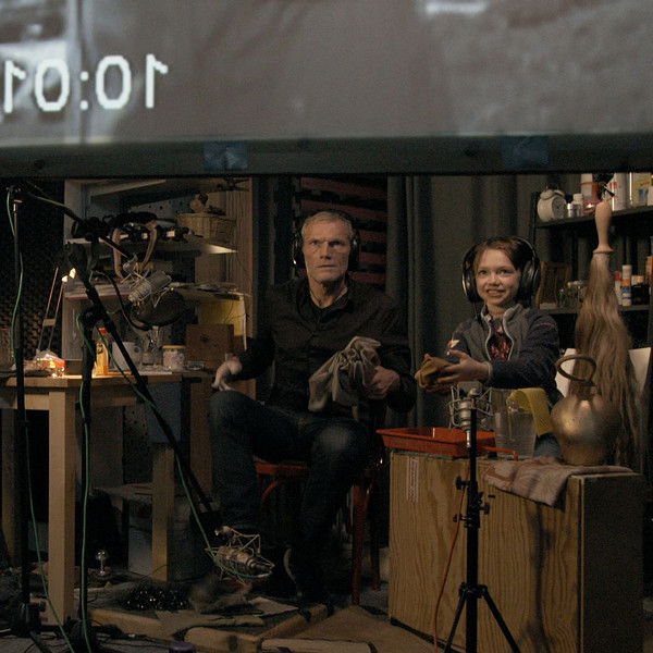 Heidi at the Foley Maker