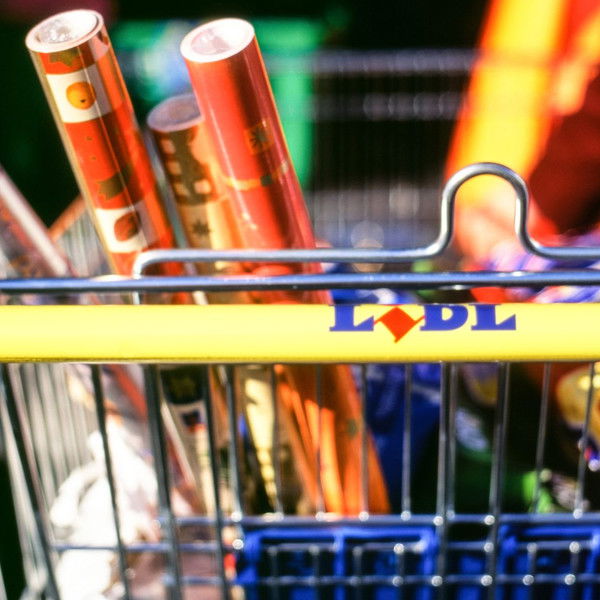 Inside Lidl at Christmas