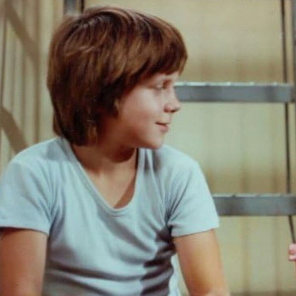 Isabel on the Stairs