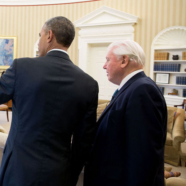 David Attenborough Meets President Obama