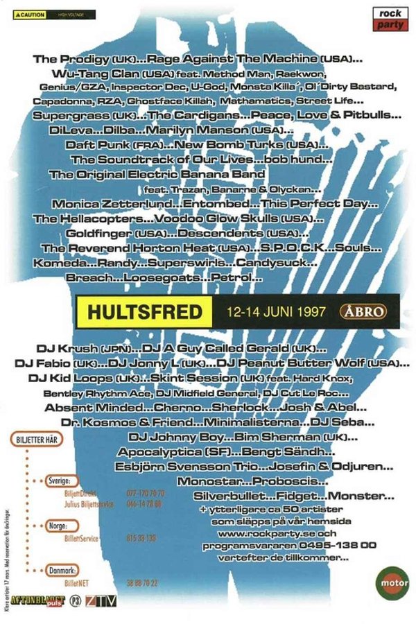 Rammstein: Live At Hultsfred Festival, Sweden 1997