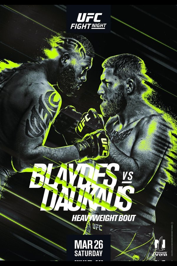 UFC On ESPN 33: Blaydes Vs. Daukaus