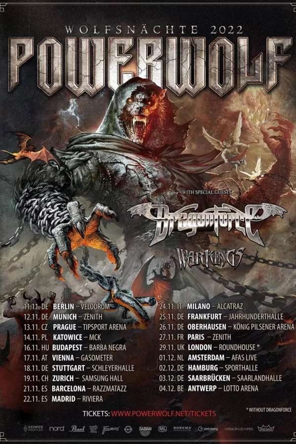 Powerwolf - Live At Oberhausen 2022