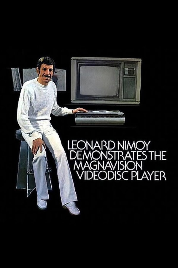 Leonard Nimoy Demonstrates The Magnavision Videodisc Player
