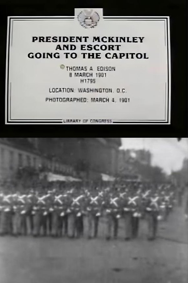 President McKinley And Escort Going To The Capitol