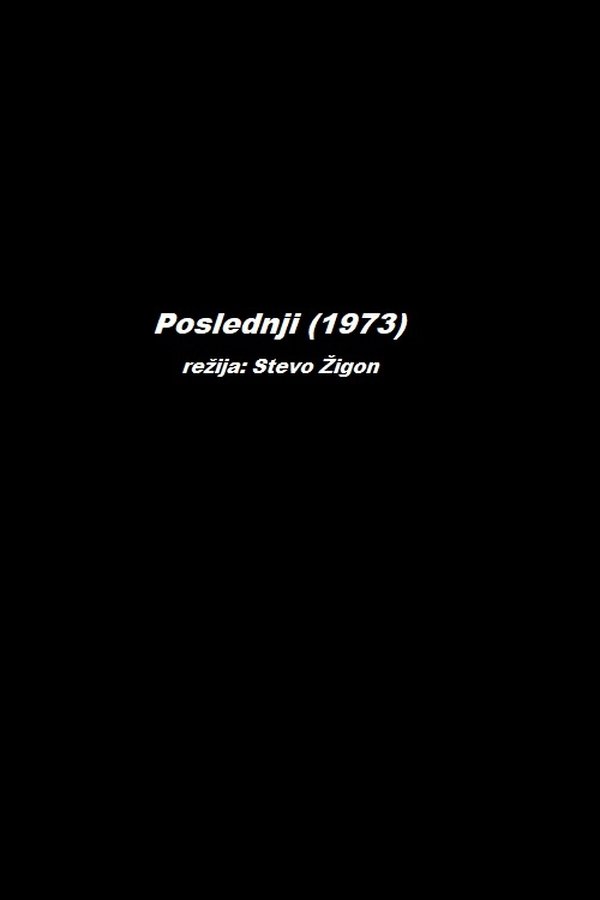 Poslednji