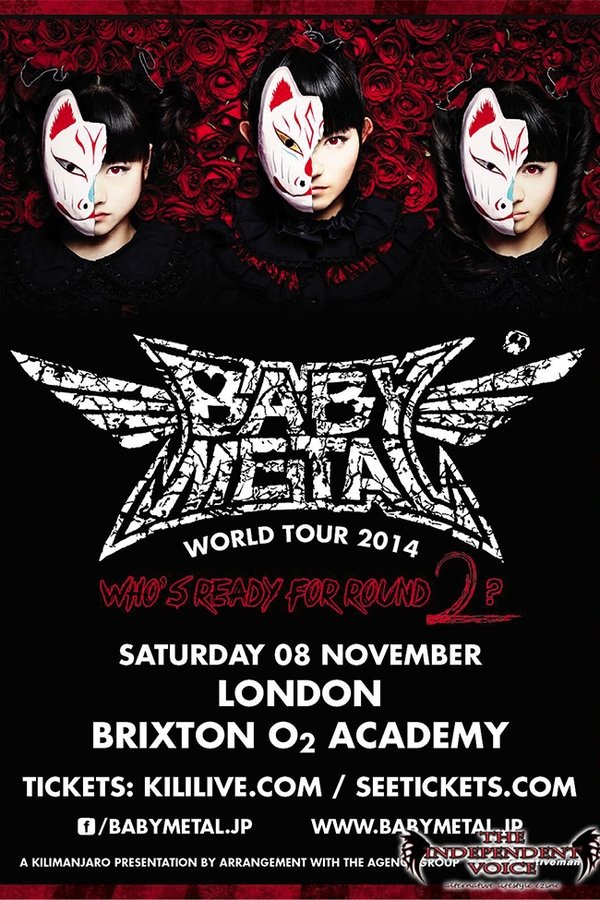 BABYMETAL WORLD TOUR 2014 - Live In London - O2 Brixton Academy