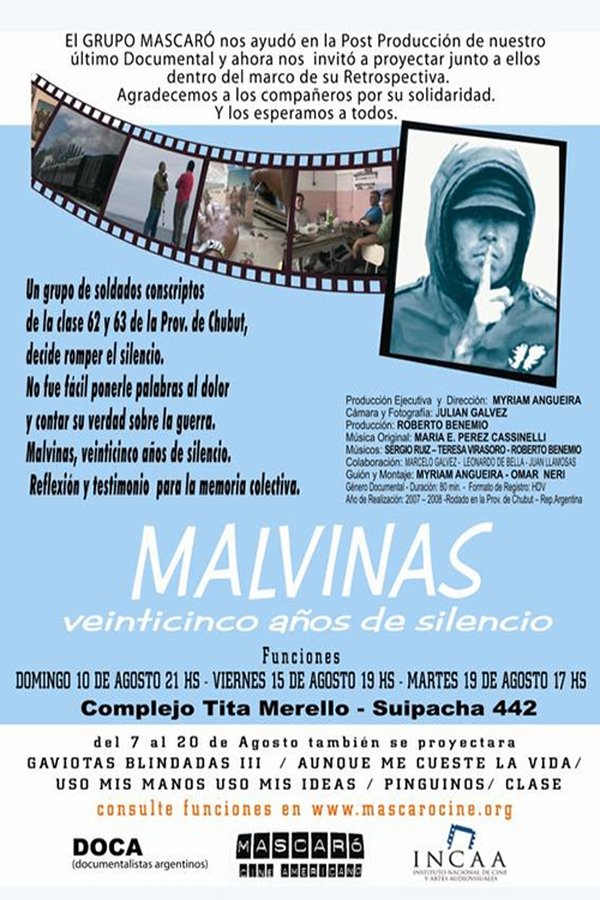 Malvinas. Veinticinco Años De Silencio