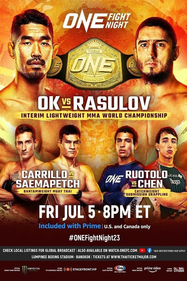 ONE Fight Night 23: Ok Vs. Rasulov