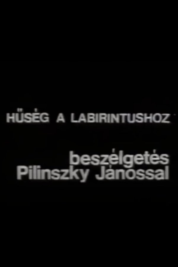 Hűség A Labirintushoz – Beszélgetés Pilinszky Jánossal