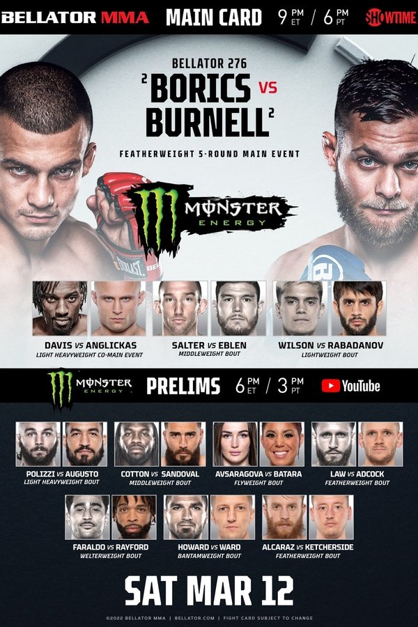 Bellator 276: Borics Vs. Burnell