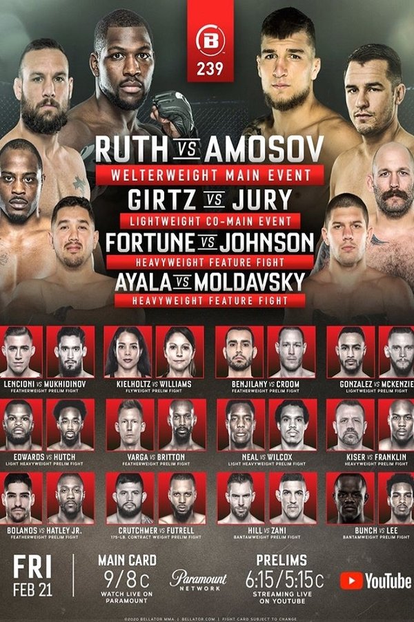 Bellator 239: Ruth Vs Amosov