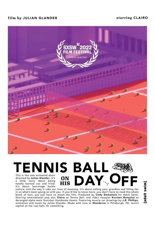 Tennis Ball On His Day Off