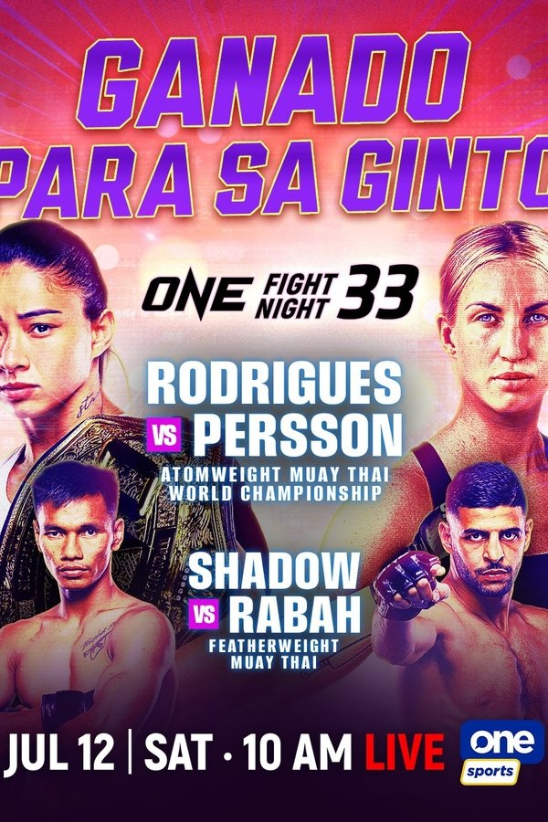 ONE Fight Night 33: Rodrigues Vs. Persson